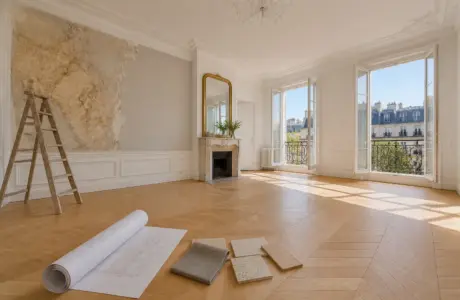 Renovation dun appartement parisien lumineux