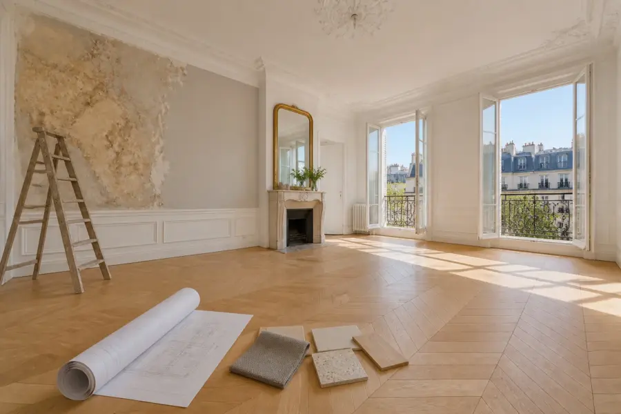 Renovation dun appartement parisien lumineux